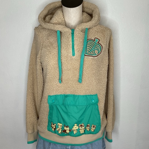 Box Lunch Tops - Box Lunch Nintendo Animal Crossing New Horizons Hoodie Sweatshirt